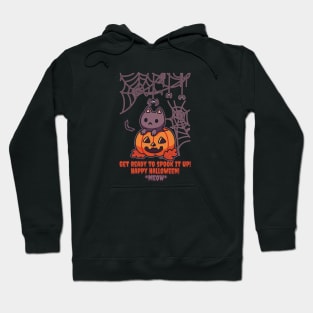 Cute Cat Pumpkin "Get Ready to SPOOK IT UP - Meow" Hoodie